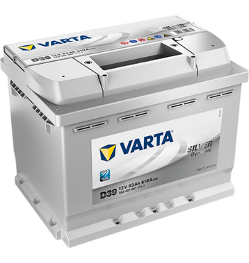 VARTA D39 Silver Dynamic 563 401 061 Batterie voiture 63Ah