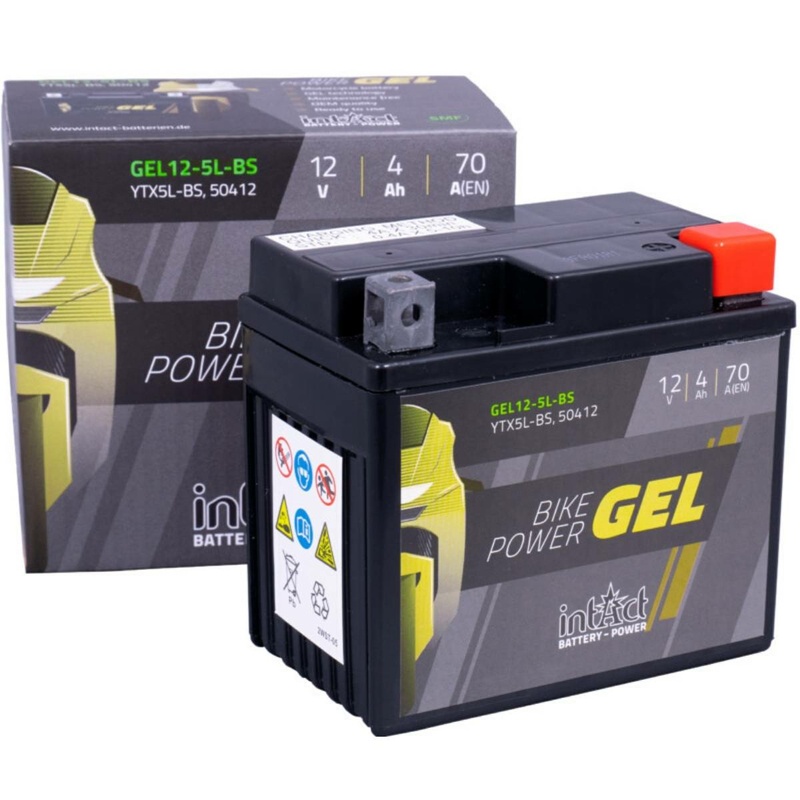Gel Batterie MF12V5-1A, YTX5L-BS 12V 5AH für Roller und Mopeds bei  zweiradteile.net günstig kaufen, Pièces Scooter, Moto, Maxiscooter, Cyclo  et Vélo