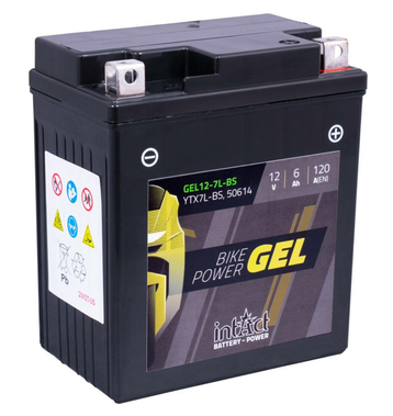 Intact Bike-Power GEL Batteries moto GEL12-7L-BS 6Ah (DIN...