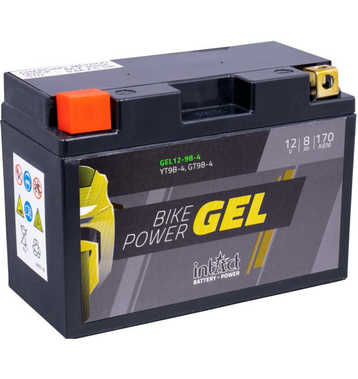 Intact Bike-Power GEL Batteries moto GEL12-9B-4 8Ah (DIN 50801) YT9B-BS, YT9B-4