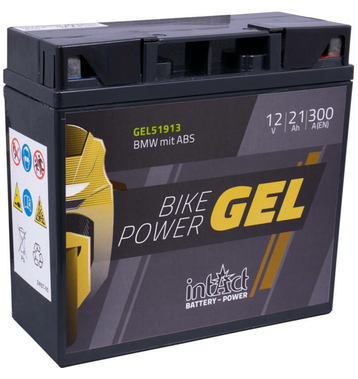 Intact Bike-Power GEL Batteries moto GEL51913 21Ah (DIN...