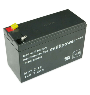 multipower MP7,2-12 12V 7,2Ah Batterie au plomb