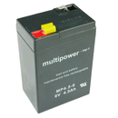 multipower MP4,5-6 6V 4,5Ah Batterie au plomb