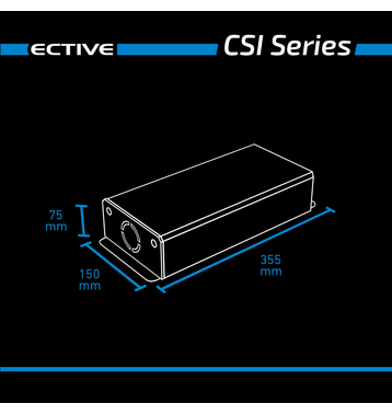 ECTIVE CSI 5 Onduleur sinusodal 500W/24V avec chargeur, fonction priorit secteur et ASI