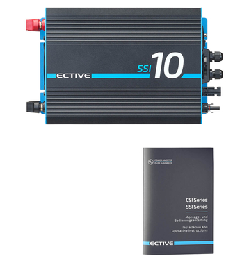 ECTIVE SSI 10 Onduleur sinusodal 1000W/12V avec rgulateur de chargeMPPT, chargeur, fonction priorit secteur et ASI