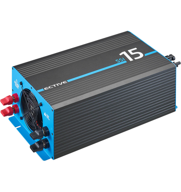ECTIVE SSI 15 Onduleur sinusodal 1500W/12V avec rgulateur de chargeMPPT, chargeur, fonction priorit secteur et ASI