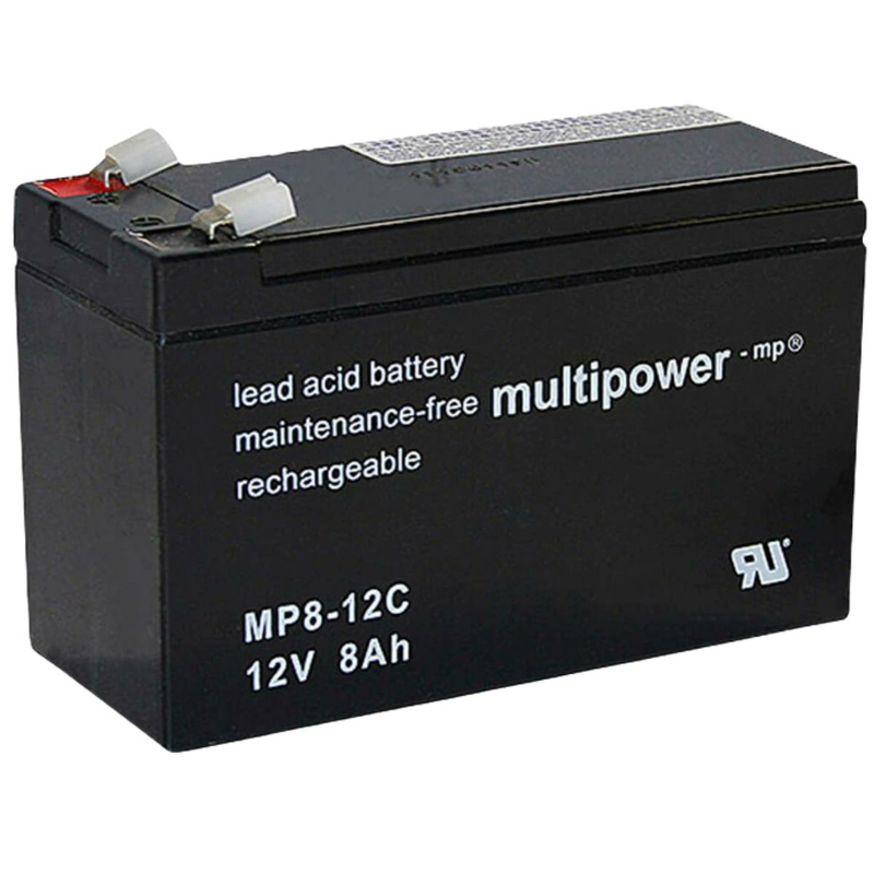 multipower MP12-12B 12V 12Ah Batterie au plomb