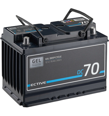 ECTIVE DC 70 Gel Deep Cycle 70Ah Batteries Dcharge Lente