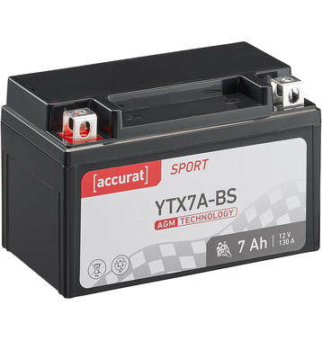 Batterie 12V 6Ah HAUTE sans entretien YTX7L-BS pour quad - PitRacing