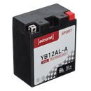Accurat Sport GEL YB12AL-A Batteries moto 12Ah 12V (DIN 51213) YG12AL-A...