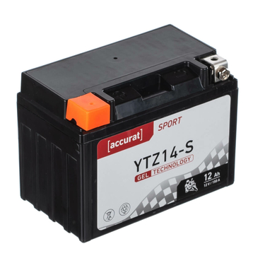 Accurat Sport GEL YTZ14-S Batteries moto 12Ah 12V (DIN...