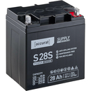 Accurat Supply S28S AGM 12V Batteries Dcharge Lente 28Ah...