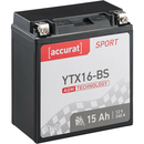 Accurat Sport AGM YTX16-BS Batteries moto 15Ah 12V (DIN 81600)