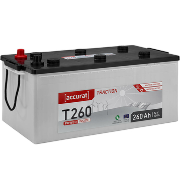 Accurat Traction T260 Batteries Dcharge Lente 260Ah