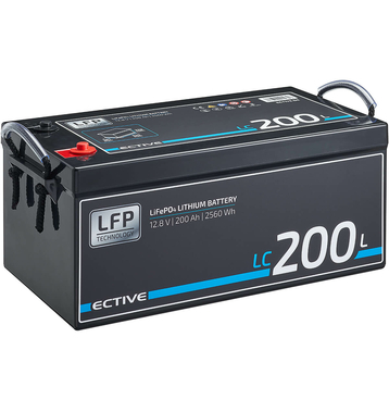ECTIVE LC 200L 12V LiFePO4 Lithium Batteries Dcharge...