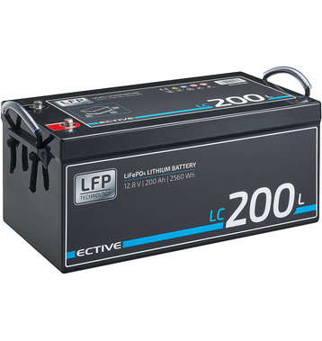 ECTIVE LC 200L 12V LiFePO4 Lithium Batteries Dcharge Lente 200 Ah