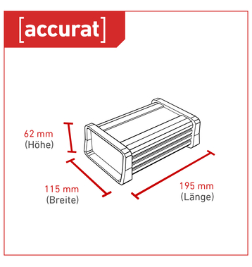 Accurat Opti 7 7A/12V 7-tapes Chargeurs batteries
