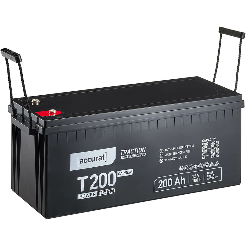 Batterie AGM Plomb Carbone - 12V / 220Ah