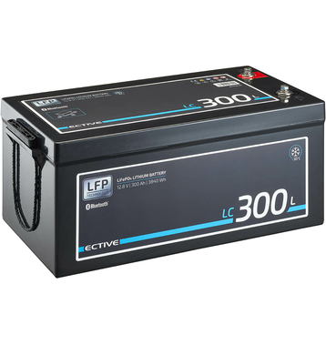 ECTIVE LC 300L LT 12V LiFePO4 Lithium Batterie Dcharge Lente 300 Ah