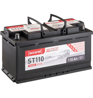 Accurat Semi Traction ST110 AGM Batteries Dcharge Lente 110Ah