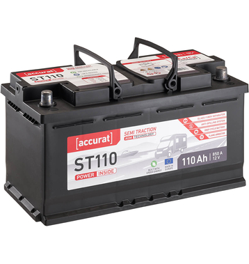 Accurat Semi Traction ST110 AGM Batteries Dcharge Lente...