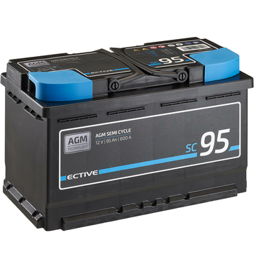 ECTIVE SC 95 AGM Semi Cycle Batteries Dcharge Lente 95Ah