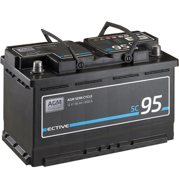 ECTIVE SC 95 AGM Semi Cycle Batteries Dcharge Lente 95Ah