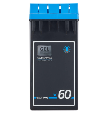 ECTIVE DC 60 GEL Slim 12V Batteries Dcharge Lente 60Ah