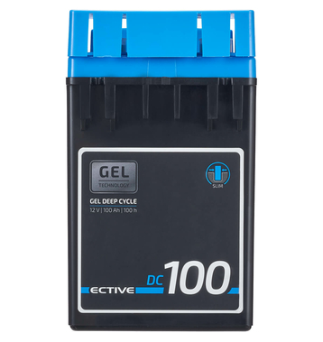 ECTIVE DC 100 GEL Slim 12V Batteries Dcharge Lente 100Ah
