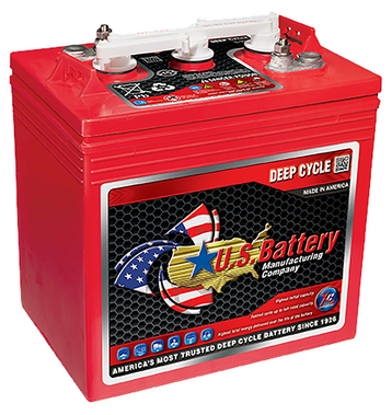 US Battery 125 XC2 6V Batteries Dcharge Lente 240Ah