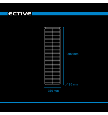 ECTIVE SSP 80 Black Panneau solaire  cellules Shingle 80W