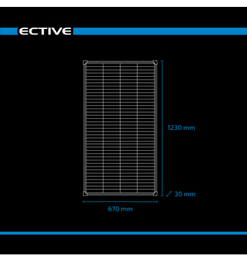 ECTIVE SSP 170 Black Panneau solaire  cellules Shingle 170W