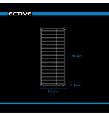 ECTIVE SSP 120 Black Lightweight Panneau solaire  cellules Shingle 120W