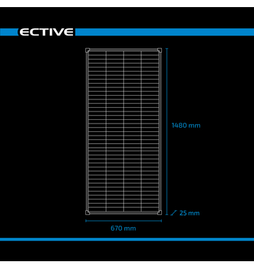 ECTIVE SSP 200 Black Lightweight Panneau solaire  cellules Shingle 200W