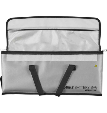 Accurat Bike Battery Bag sacoche ignifuge pour batterie de vlo lectrique (argent)